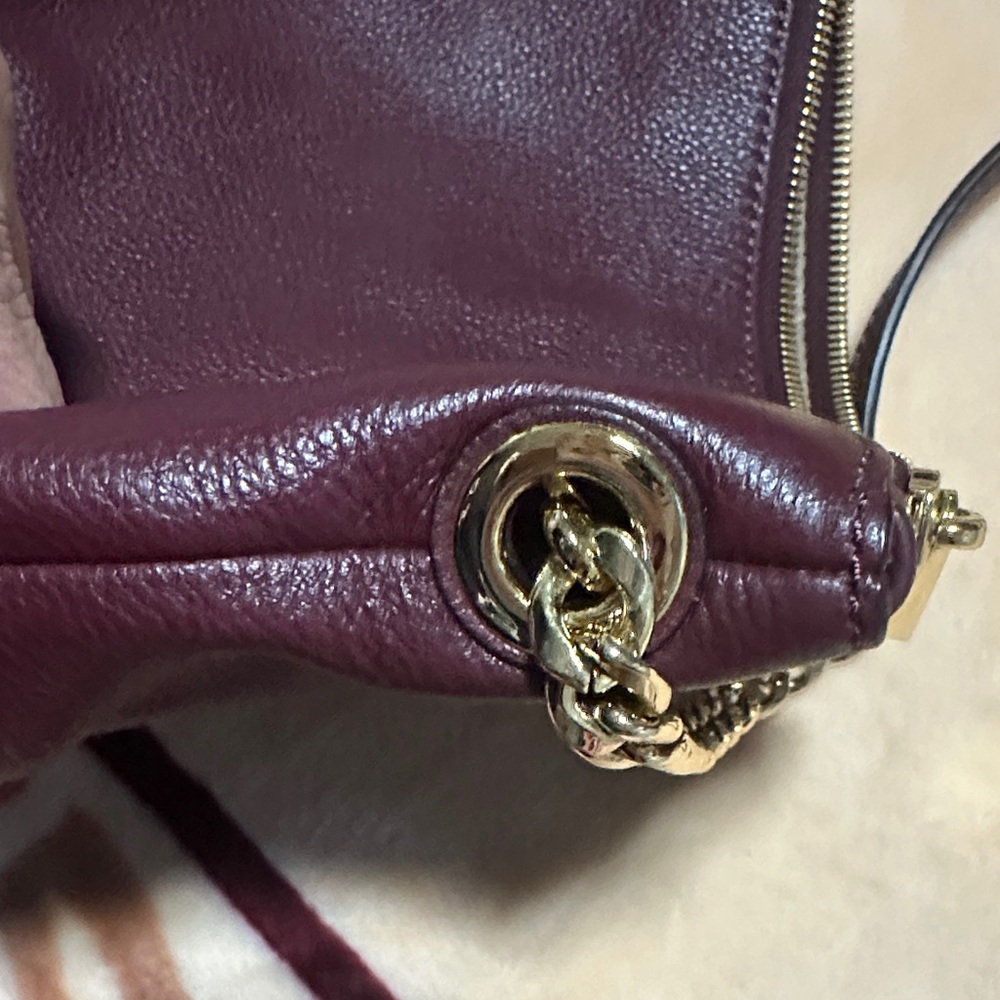 Michael Kors Dark Burgundy Crossbody Bag - Picture 12 of 14